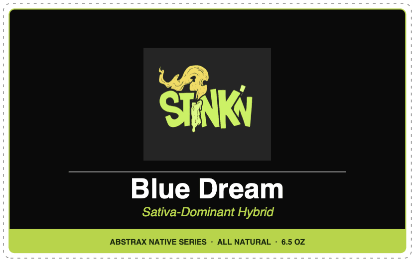 Blue Dream front label